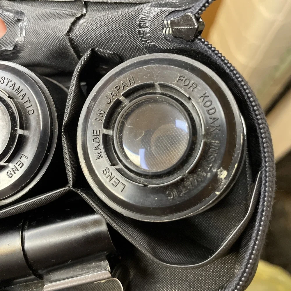 Vintage Lentar Lens Set | Tele & Wide Lens w Caps Finder | Kodak Insta